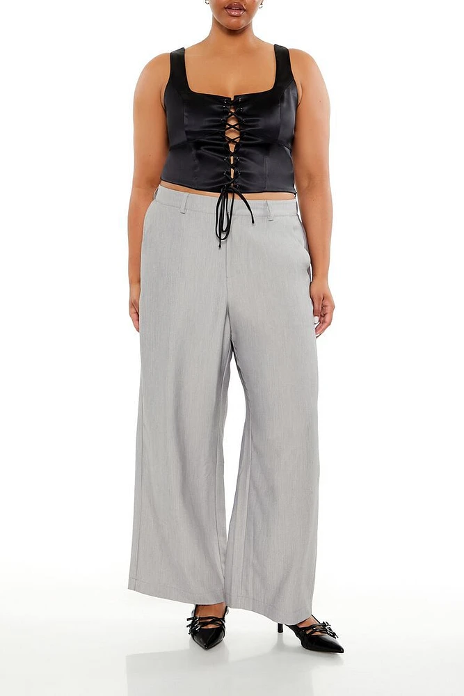 Plus Wide-Leg Pants