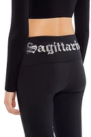 Sequin Sagittarius Flare Leggings