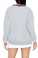 Atlanta Varsity-Striped Pullover