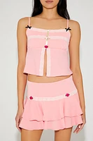 Betsey Johnson Rosette Cami
