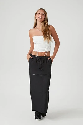 Convertible Zip-Off Cargo Skirt