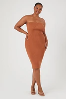 Plus Sweater Tube Dress