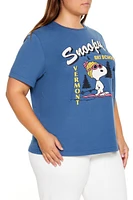 Plus Snoopy Ski School Tee