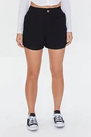 Cuffed Twill Shorts