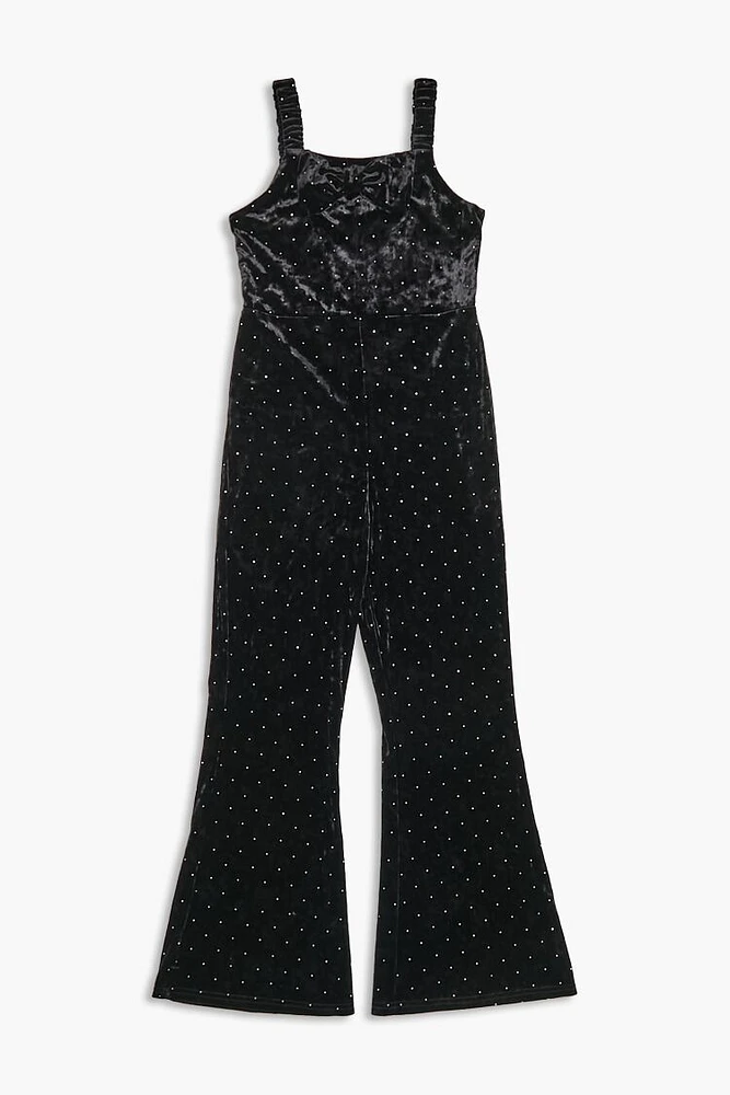 Girls Rhinestone Jumpsuit (Kids)