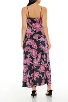 Floral Tulip-Hem Maxi Dress