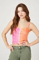 Rib-Knit Tie-Dye Cami