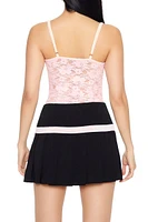 Sheer Lace Cami Bodysuit