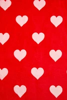 Plush Heart Throw Blanket