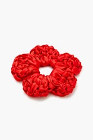 Floral Crochet Scrunchie