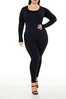 Plus Contour Sculpt Scoop-Back Jumpsuit