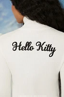 Hello Kitty Ruffle Zip-Up Sweater