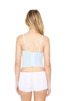 Lace-Trim Sweetheart Corset