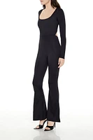 Contour Sculpt Flare Jumpsuit