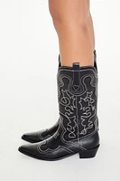 Embroidered Western Cowboy Boots