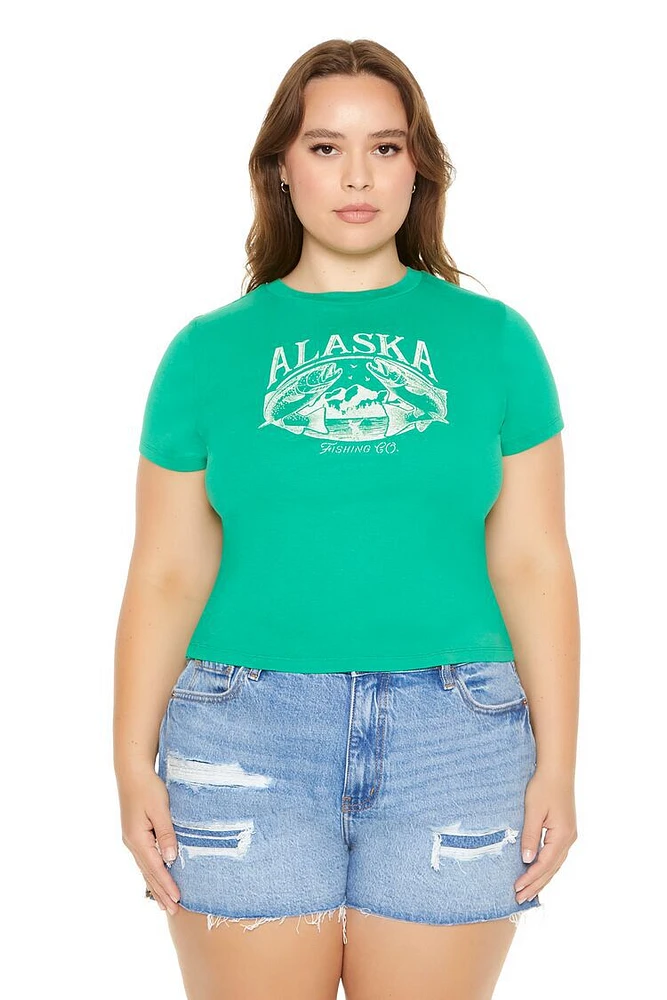 Plus Alaska Fishing Co Baby Tee