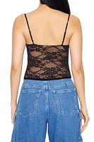 Lace Rosette Cropped Cami