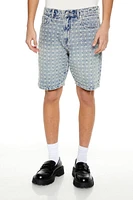 Distressed Denim Shorts