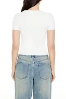 Sweater-Knit Crop Top