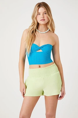 Smocked Pull-On Shorts