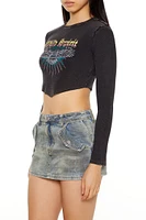 Wild Spirit V-Cut Cropped Tee