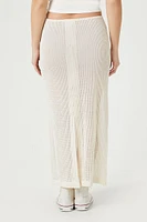 Sheer Crochet Maxi Skirt