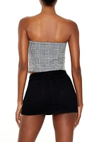 Glen Plaid Cropped Tube Top