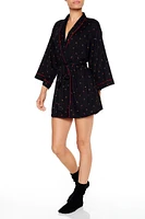 Ditsy Floral Tie-Waist Robe