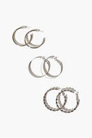Twisted Hoop Earring Set
