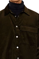 Corduroy Drop-Sleeve Shirt