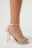Strappy Rhinestone Stiletto Heels