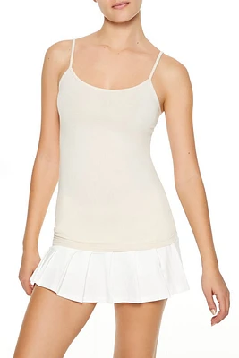 Cotton-Blend Scoop Cami