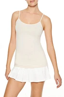 Cotton-Blend Scoop Cami