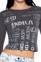 New York Graphic Cropped Tee