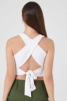Crisscross Cropped Tank Top