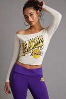 Los Angeles Lakers Off-the-Shoulder Top