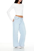 Mid-Rise Baggy Jeans