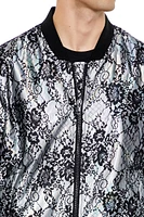 Lace Bomber Jacket