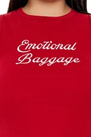 Plus Emotional Baggage Tank Top