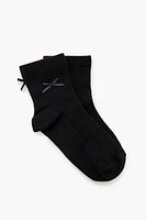 Bow Quarter Socks
