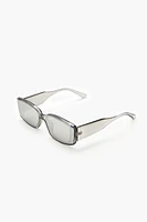 Reflective Rectangular Sunglasses