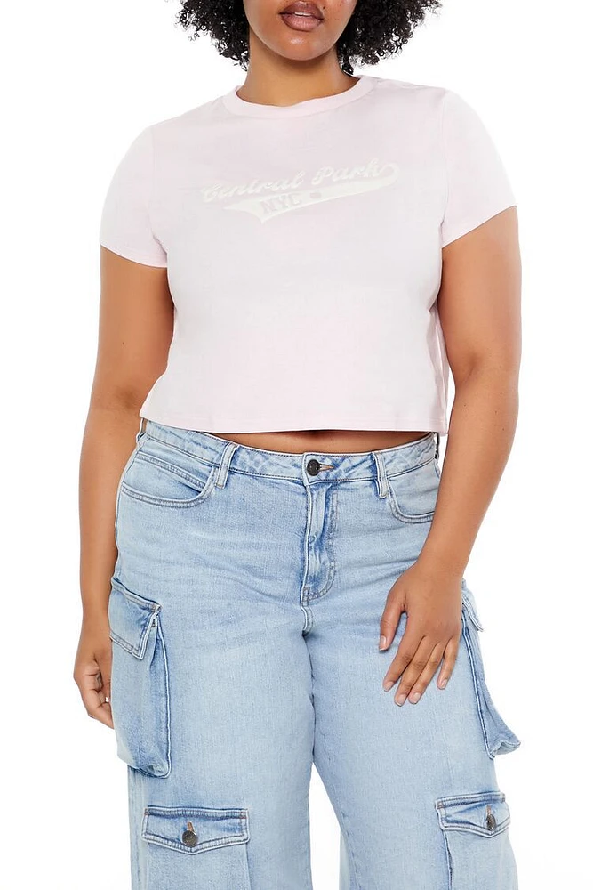 Plus Central Park Cropped Tee