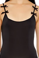 Bow Scoop Cami Bodysuit