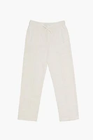 Girls Linen-Blend Straight Pants (Kids)