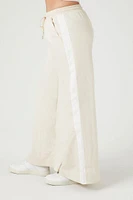 Side-Striped Wide-Leg Pants