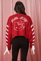 Hello Kitty Ribbon Cardigan Sweater