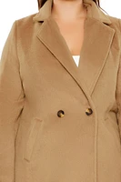 Plus Notched Trench Coat