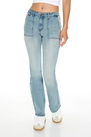 Low-Rise Bootcut Jeans