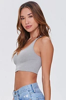 Seamless Split-Neck Bralette