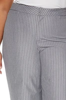 Plus Pinstriped Trouser Pants